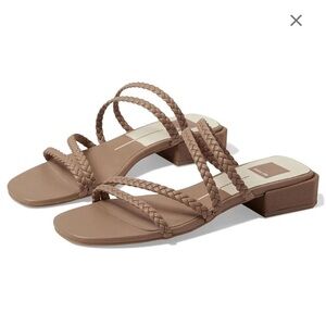 Dolce Vita Hydie Women's Heeled Sandal in Cafe Stella Tan Sz 8 new